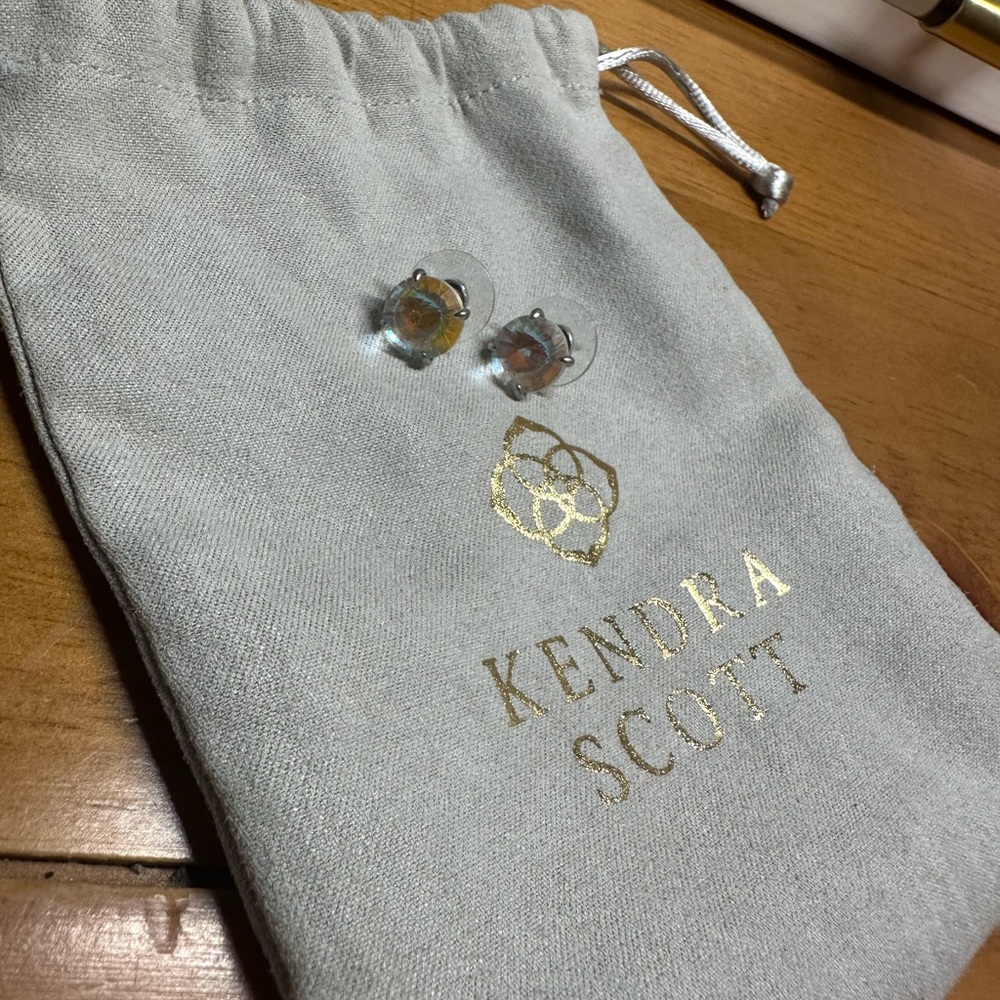 Kendra Scott Gold and Silver Stud Earrings